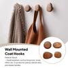 Modern Creative Living Room Handbag Scarf Wood Wall Hooks Wood Cabinet Knobs Minimalist