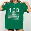 Women's Casual Short Sleeve T-Shirt Loose Fit Crew Neck Graphic Print Top Lightweight Comfortable Summer Shirt