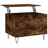 VidaXL Coffee Table Smoked Oak 60x44.5x45 Cm Engineered Wood 830953