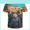 Cool Fashion New Womensmens Kim Jong Un Funny 3d Print Casual Tshirt Top