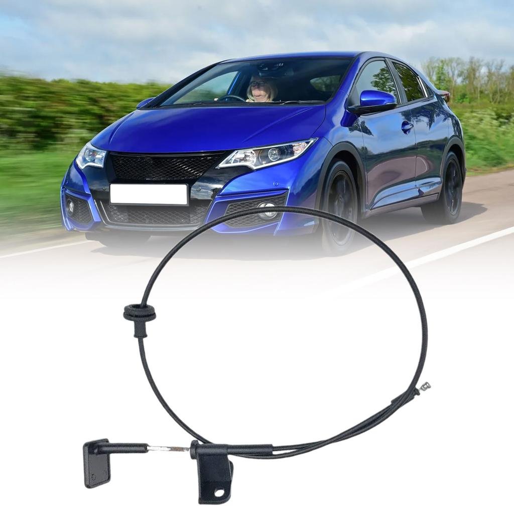 Car Front Left Hood Release Cable with Pull Handle for Insight 2016-2021 Replacement Automotive Accessories