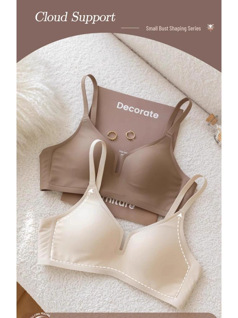 Seamless Anti-Sag Uplift Bra: Breathable, Comfortable, Supportive for Large Chest