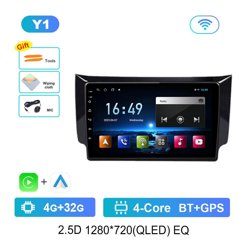 Android 14 Intelligent System for Nissan Sylphy B17 Sentra 12 2012 - 2018 GPS Navi BT Car Video Player WiFi 4G DSP Stereo