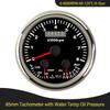 Waterproof Car Boat Universal 85mm GPS Speedometer Odometer with Fuel Level Tachometer Water Temp Oil Pressure Red Backlight