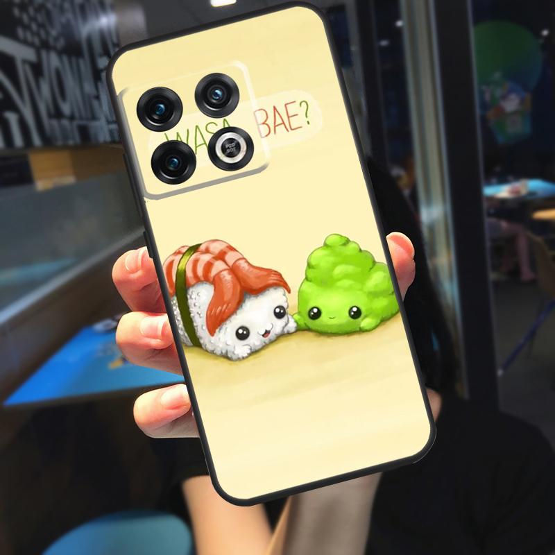 Sushi Maki Rice Kitchen Food Cute Funda For OnePlus 13R 13 12 R 11 9 10 Pro 8T 9RT 10T OnePlus Nord CE 4 2 3 Lite N20 N30 Case