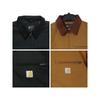 Carhartt Detroit Jacket Brown Relaxed Fit Duck Blanket-Lined Work Jacket Size S