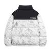 Li Ning Hot Pots Down Collection Down Jacket Unisex White Gray Snow Mountain AYMU497-1