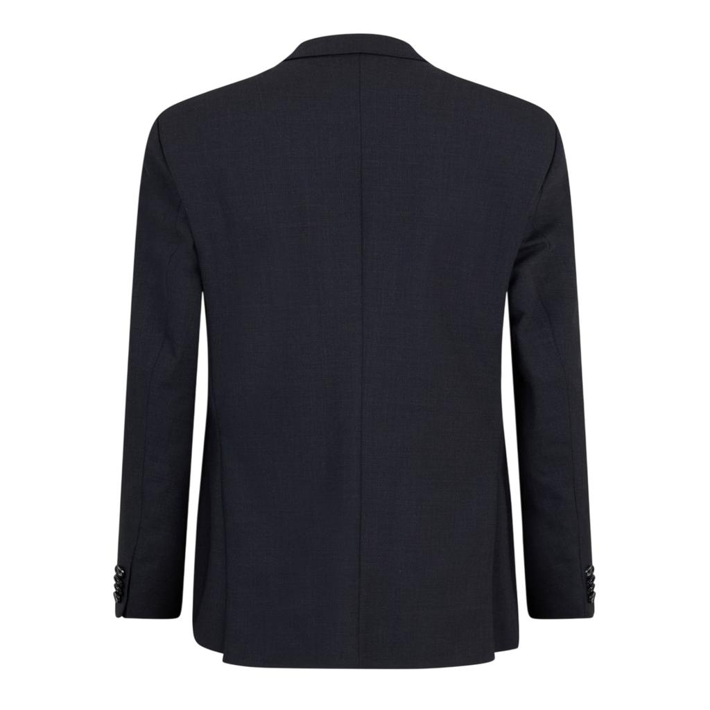 BOSS Mens Logo Wool Flap Pocket Suit Jacket