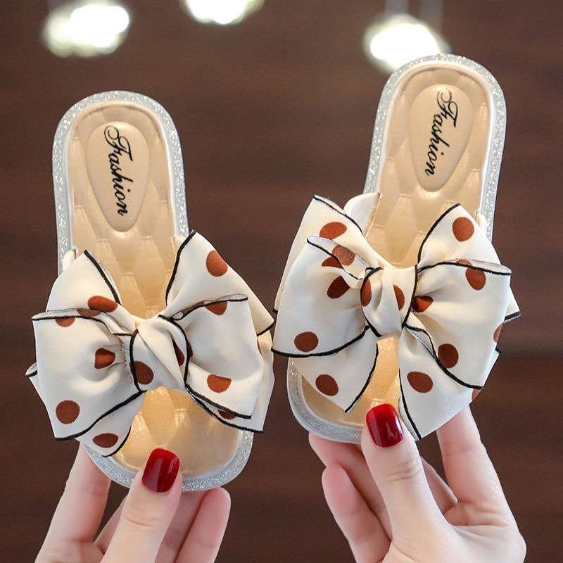 Children's Slippers Girls Summer Baby Slippers Home Indoor Deodorant Non-slip Girls Slippers Medium Children's Cool Slippers