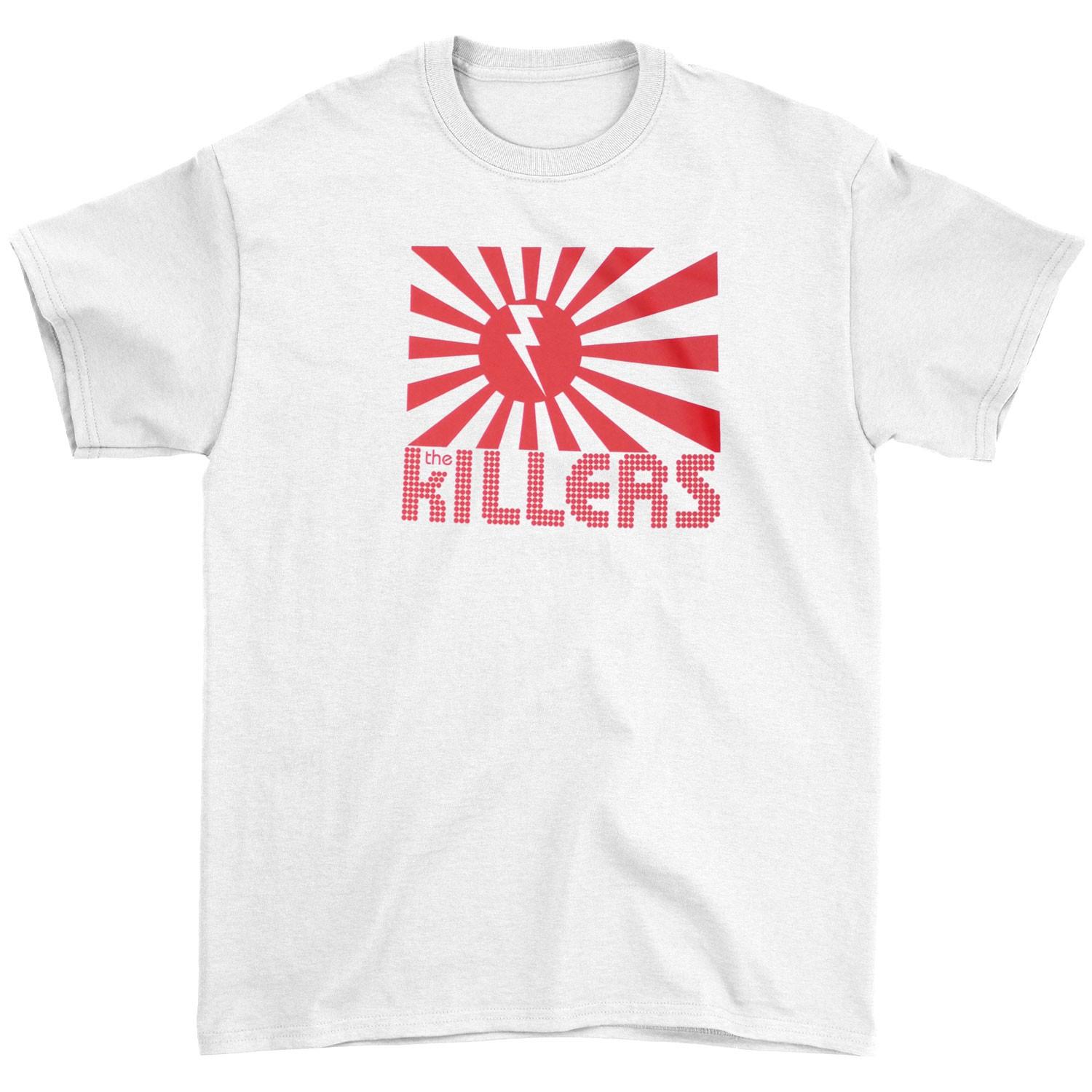 Men s Killers Rising Sun T-shirt Small White 3XL