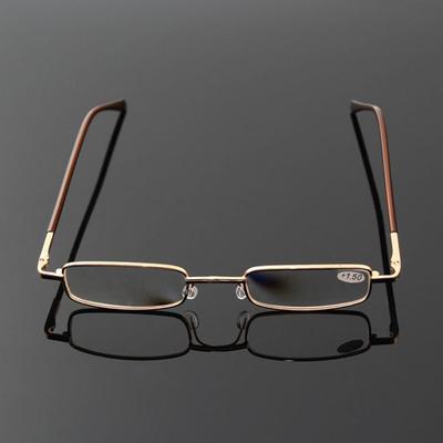 Elegant Eye Protection Reading Glasses Ultralight Metal Square Eyeglasses Presbyopic Eyewear For Men Women