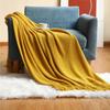 Pineapple Grid Knitted Bean Throw Blanket Sofa Cover Blanket Office Air Conditioner Nap Blanket Multi-use Hitching Blanket For Couch Bed