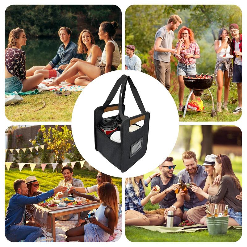 Luggage Cup Holder Portable Cup Holder Bag Luggage Accessories Foldable Luggage Cup Holder Bag Travel Accessories For Concerts