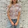 Summer Casual Trend 3D Printed Loose Fashion Fitting Pullover Women's T-shirt
