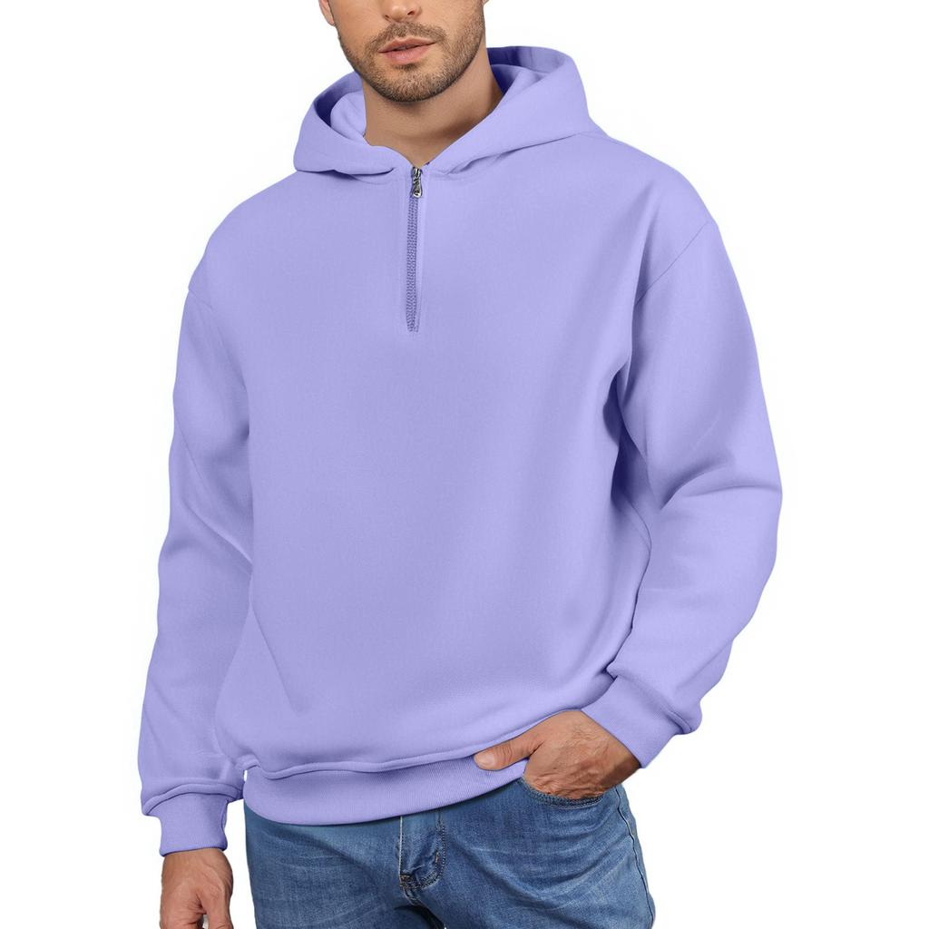 Men's Fleece Hoodie Casual Long Sleeve Sweatshirt