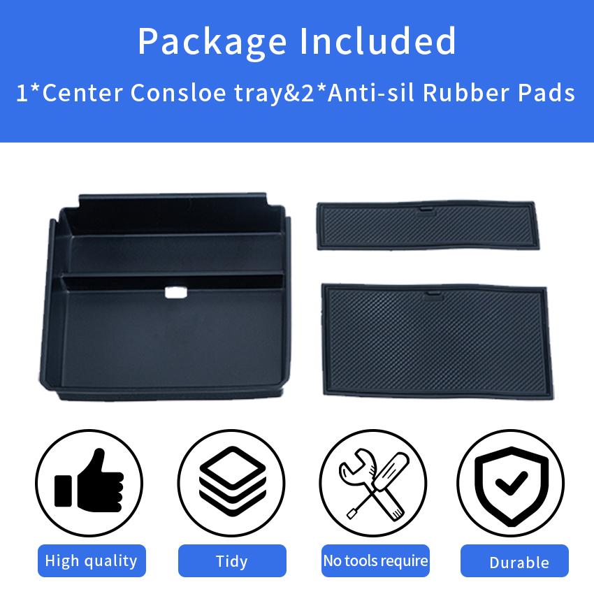 Car Storage Box For Ford Ranger 2025 Auto Central Control Storage Box Armrest Organizer Interior Upgrade Car Accessories