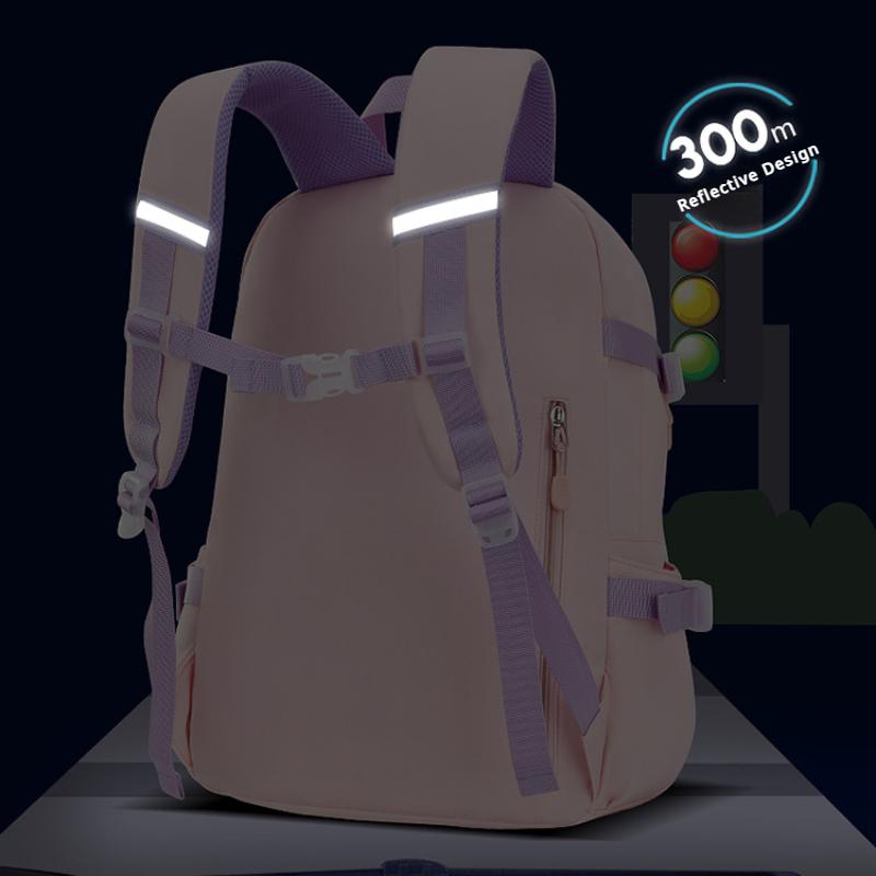 Fashion Quicksand Refrigerator Door Open Schoolbag Elementary Junior High School Girl's Backpack for Grade 1 3 6 9 Children Leisure Travel Rucksack