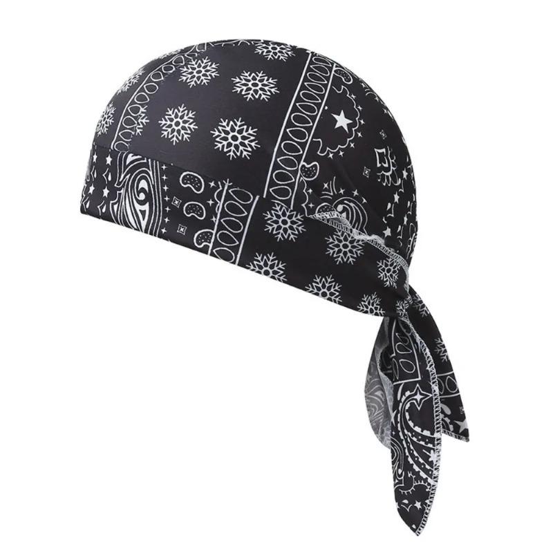 Men Women Quick Dry Headscarf  Pirate Hat Outdoor Sport Cycling Bandana Sweat Absorbant Cancer Chemo Cap Muslim Turban