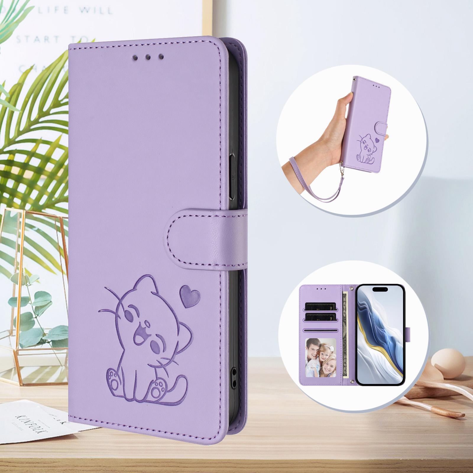 

Для ZTE Blade V70 V60 V50 V40S Vita Design Max Pro Чехол Кошелек Книжка Чехол для Телефона Кожаный Держатель для Карт ZTE Blade V40s светло-фиолетовый