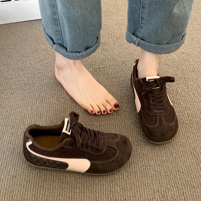 Retro Flat-soled Forrest Gump Shoes Women's 2025 Spring New Fashion Versatile American German Training Shoes Casual Sports Board Shoes