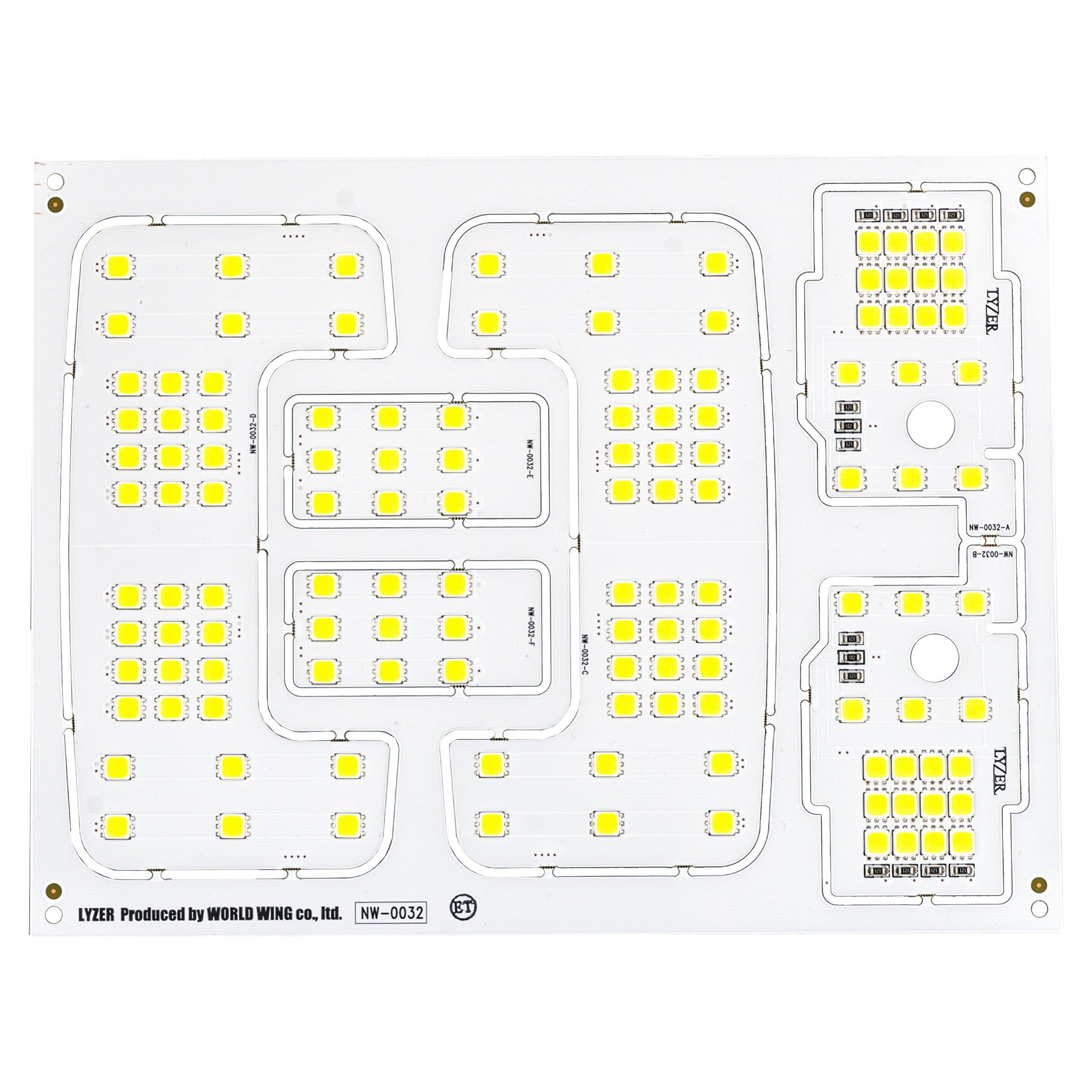 

Комплект светодиодных ламп салона LYZER для Toyota 150W Land Cruiser Prado комплектации L только для ранней модели с 2009 по май комплектация L 6 штук 5700K дневной белый белый