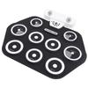 Electronic Drum Pad Portable Hand Rolled Drum Pad Double Speakers Bluetooth Rechargeable Silicone Ro