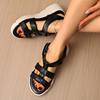 New Platform Open-toed Roman Shoes Women's Platform Versatile Comfortable Sandals Breathable Fashion Velcro Women's Shoes