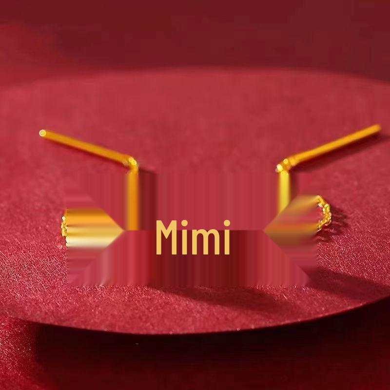 Exquisite Sand Gold High-Quality Snowflake Earrings: Luxurious Dangle Hooks, Perfect Gift for Mom