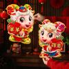 Full Back Adhesive Blessing Door Sticker Chinese New Year Sticker  Spring Festival Decor