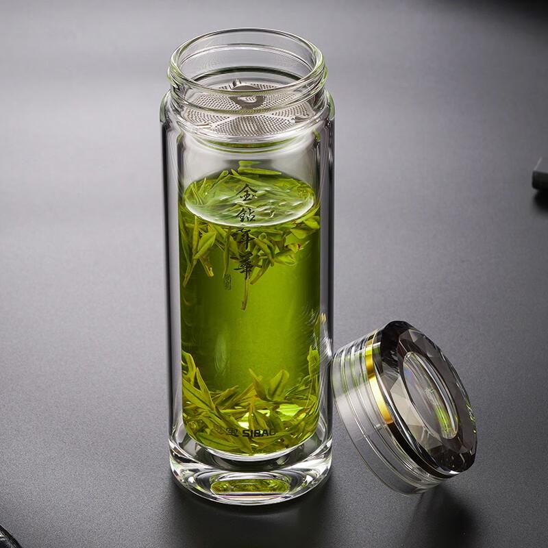Sibu Double-Layer Glass Tea Infuser Bottle