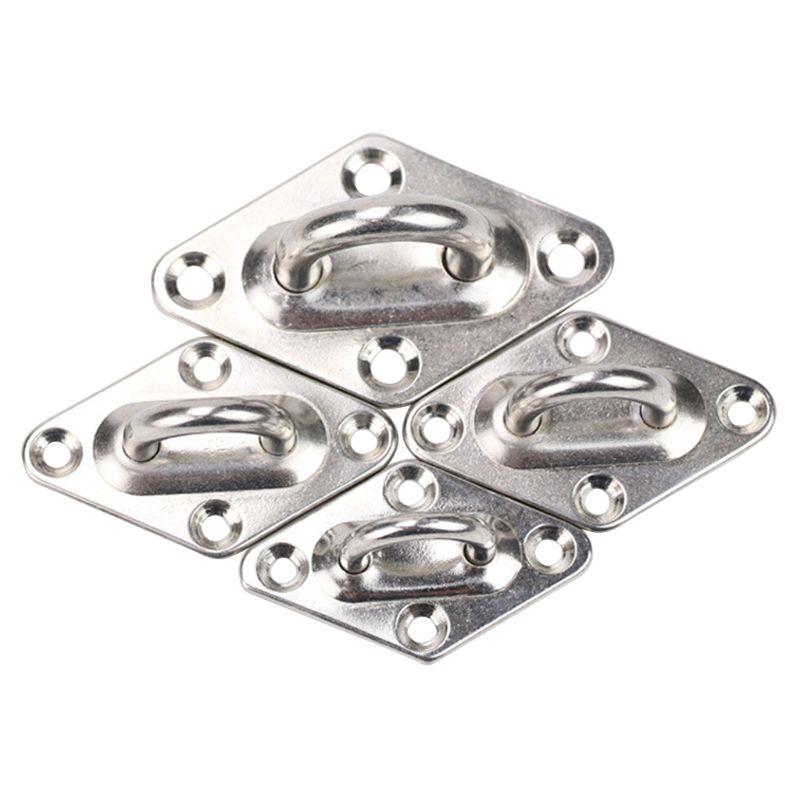 304 Nerezová ocel Stropní hák pro montáž na stěnu Těžká kotva s okem pro houpačky na lodičku Jóga Houpací sítě 6 mm/8 mm Plné svařování