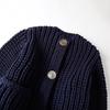 Women's Chunky Knit Round Neck Sweater - European & American Street Fashion