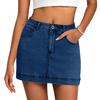 Woman Casual And Fashionable High Waisted Denim Short  Jean