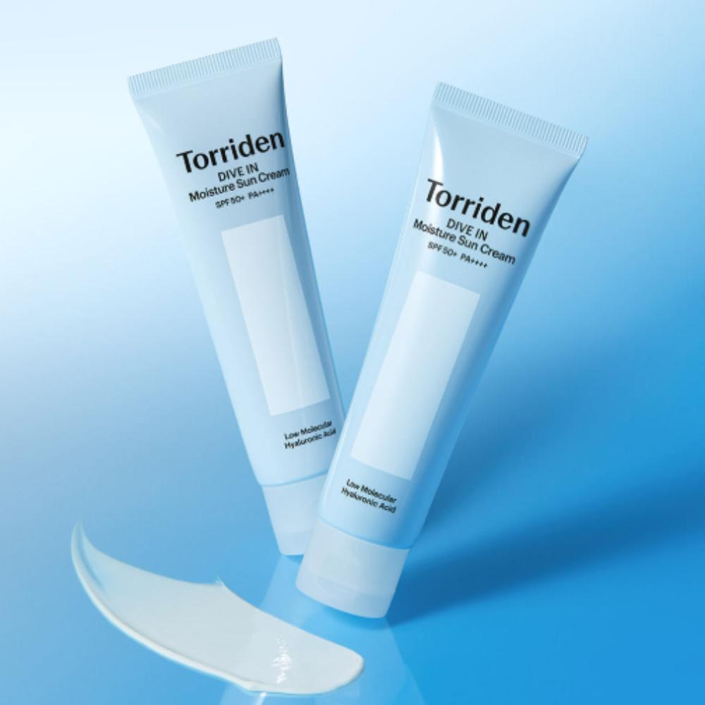 Torriden Dive In Watery Moisture Sunscreen SPF 50+ PA++++ 60ml ×2 – Lightweight Hydrating Sun Care Set