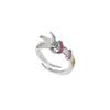 Anime Digital Monster Ring Garurumon Unisex Cosplay Einstellbare Öffnung Engel Angewomon Ringe Zubehör Schmuck Geschenke