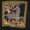 Salvatore Ferragamo 90s Made In Italy Old Zebra Print Short Sleeve T-shirt Women Used
