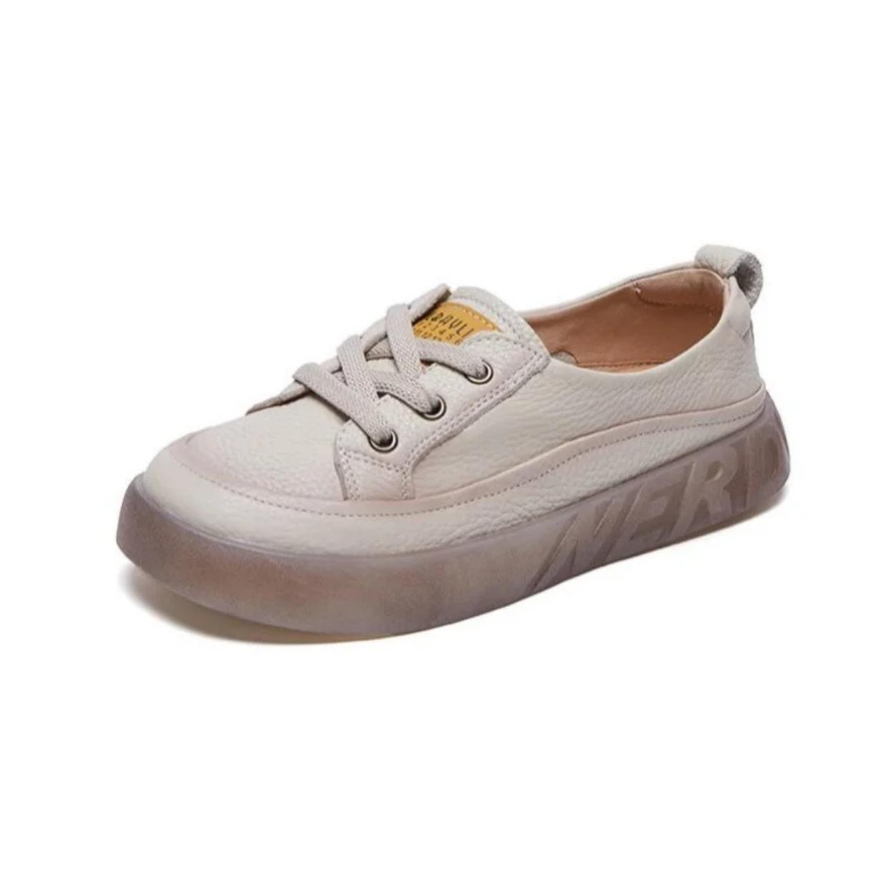 

2,5 см Натуральная кожа Удобные лоферы Эргономичные Осенние Мягкие Балетки Повседневные Лоферы Летние Весенние Этническая Женская Обувь 40 бежевый