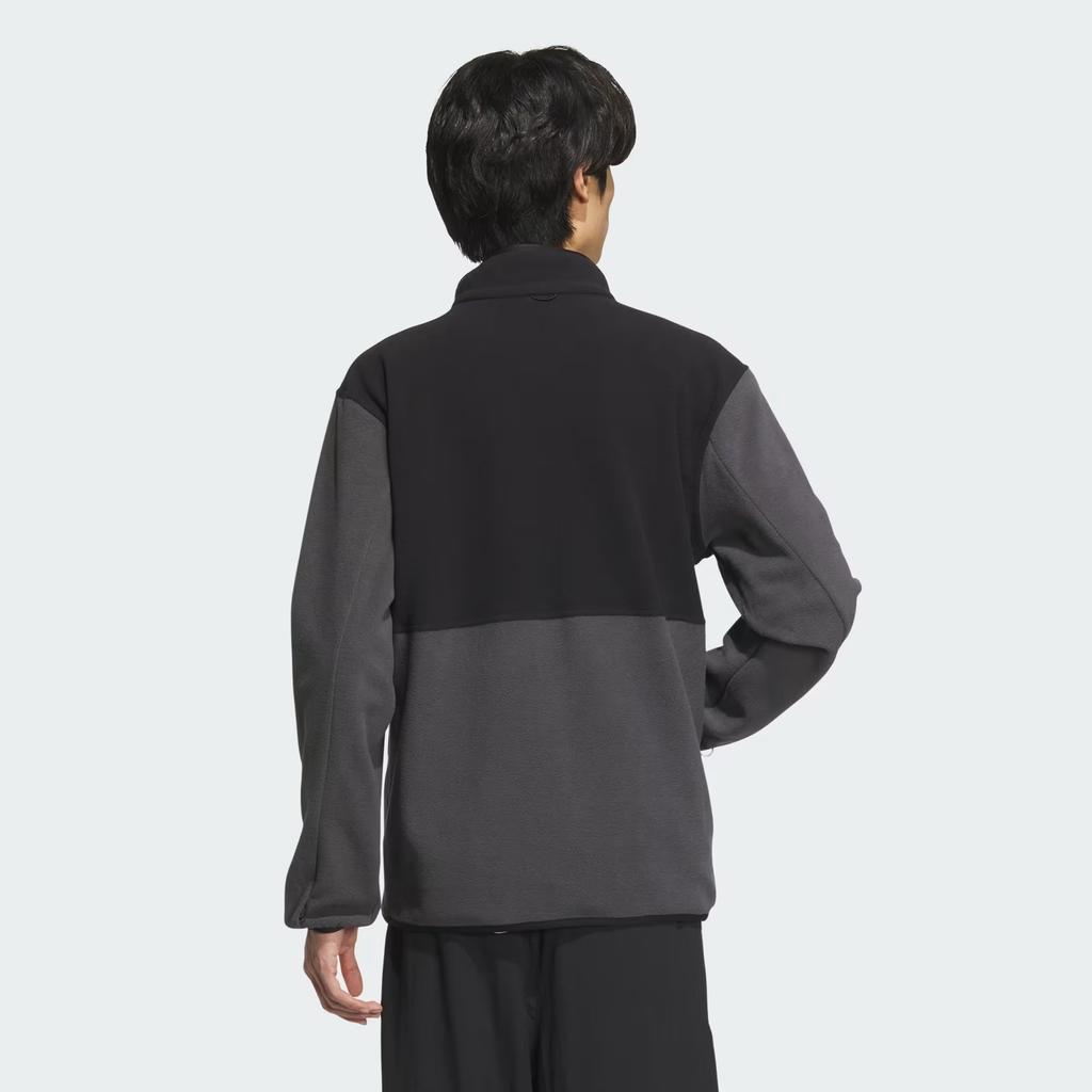 adidas Fashion Casual Retro Striped Logo Jacket Unisex Jacket Black JM9017