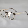 Men and Women Couple Classic Round Glasses Fashion Color Lenses
