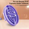 1/2Pcs Massage Brush Deep Tissue Stimulation Ergonomic Design Spa Massage Brush Overall Relaxation Tool