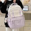 Japanese Ins Style Cute Girl Pain Bag Backpack Female Junior High School Student Schoolbag Large Capacity