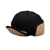 Fleece-lined, warm, and ear-protecting baseball cap for women, featuring letter embroidery and corduroy fabric, designed for cold weather