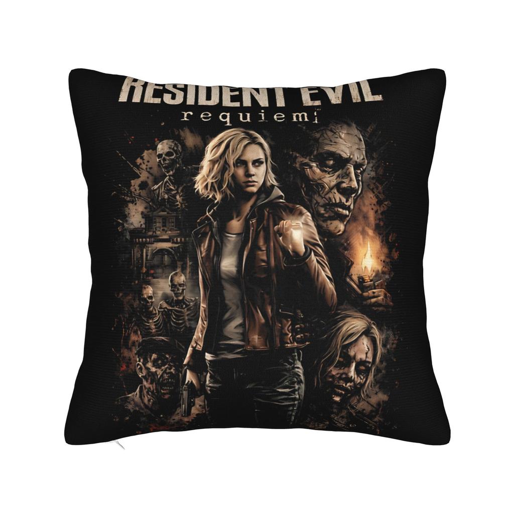 Umbrella Corporations Logo Residents Evils Pillow Cover Print Cushion Cover Kawaii Pillow Case For Sofa Bedroom Home Decor