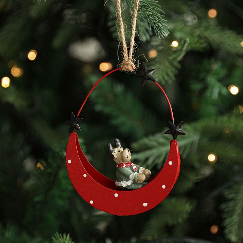 Hangging Christmas Santa Pendant Photographic Props Christmas Tree Decorations  Home Decoration