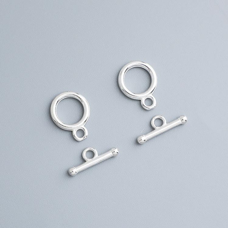 S925 Sterlingsilber OT Verbindungsverschluss für DIY Halskette & Armband Schmuck