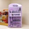 Kuromi 7-Piece Cartoon Makeup Brush Set - Foundation & Lip Tools