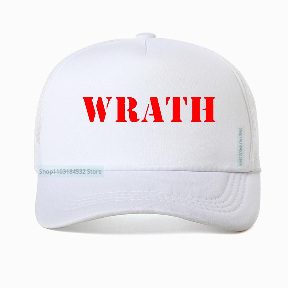 Limited Wrath Natural Selection Logo Design Graphic Baseball Cap Summer Fashion Streetwear Hipster Style Hat Mesh Trucker Hats