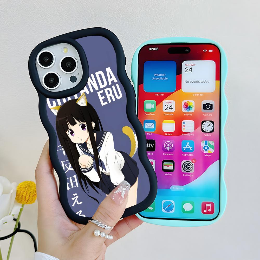 Hyouka Chitanda Wavy Edge TPU Handyhülle für iPhone 17 16 15 14 13 12 11 Air Pro Max Plus Bunte Hülle