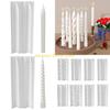 F26C Twisted Rod Silicone Molds 3D Cylinder Molds Scented Molds Handmade Soap Molds DIY Making Supplies