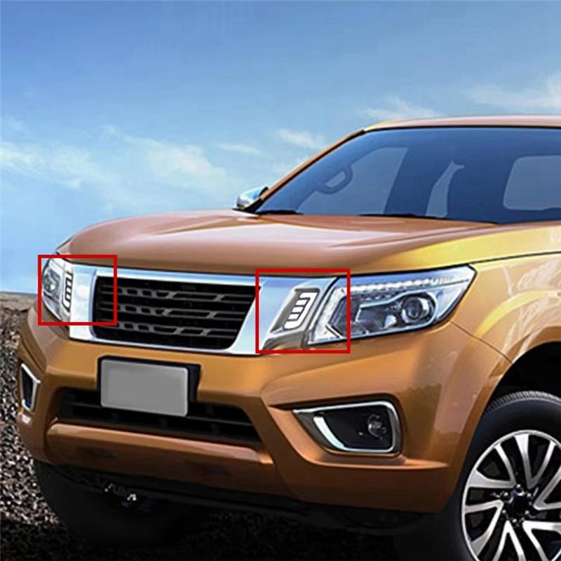 Ac29-LED Daytime Running Lights Grille Fog Lamp Turn Signal Lights For Nissan NAVARA NP300 D23 2015- Accessories